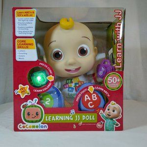 CoComelon Interactive Learning JJ Doll With Lights, Sounds, and Music, Brand New